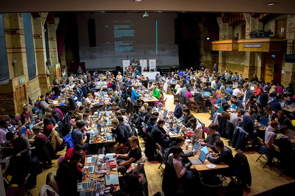 Cambridge Hack students at work